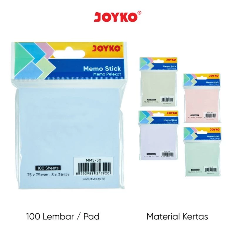 Joyko Sticky Notes Memo Stick (75X75mm)