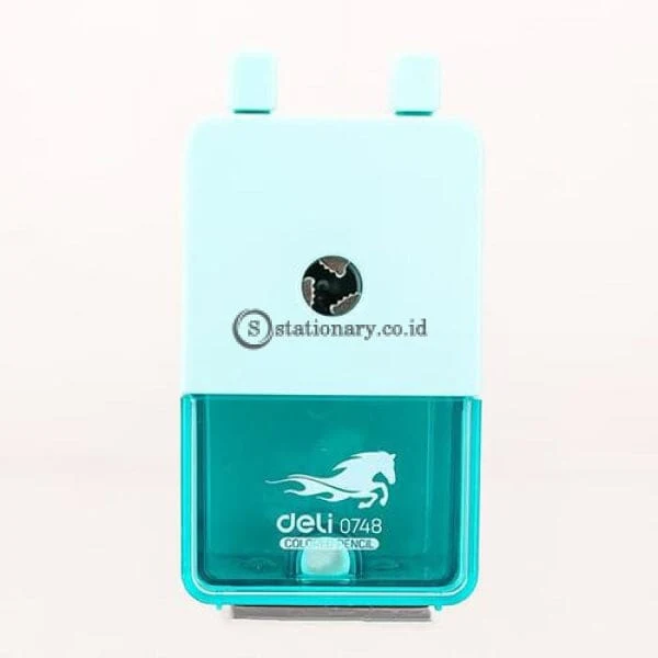 Deli Rautan Pensil Colored Pencil Rotary Sharpener (Light Green) E0748
