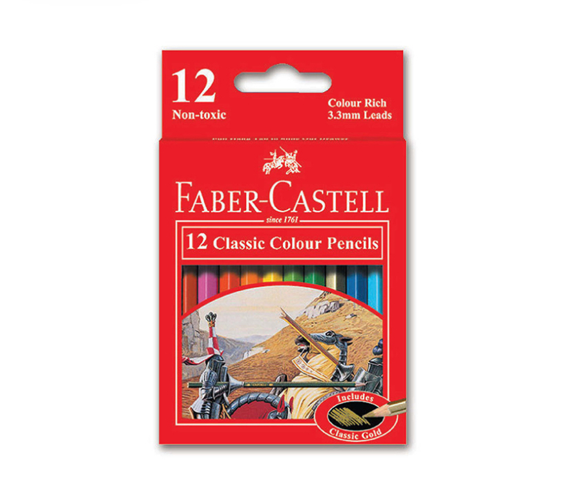 Classic colour pencils 12 S