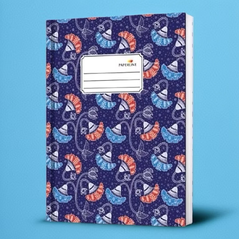 ￼Paperline Buku Tulis HARD COVER Quarto 50 100 200 Lembar A5 Kuarto Q Garis Kantor Catatan Bergaris A5